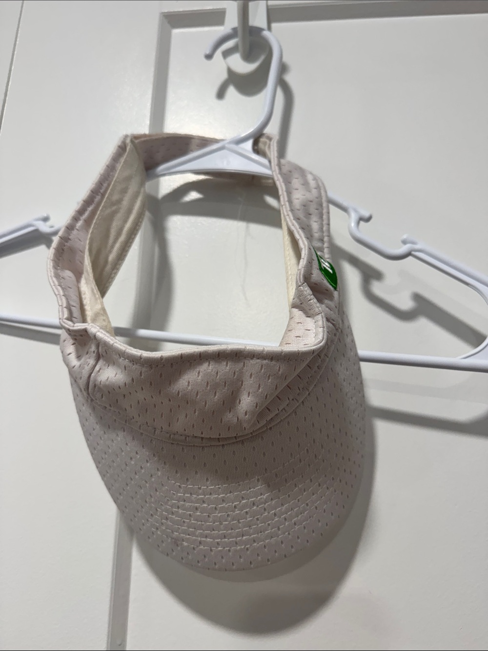 Light Beige Visor Sun Hat